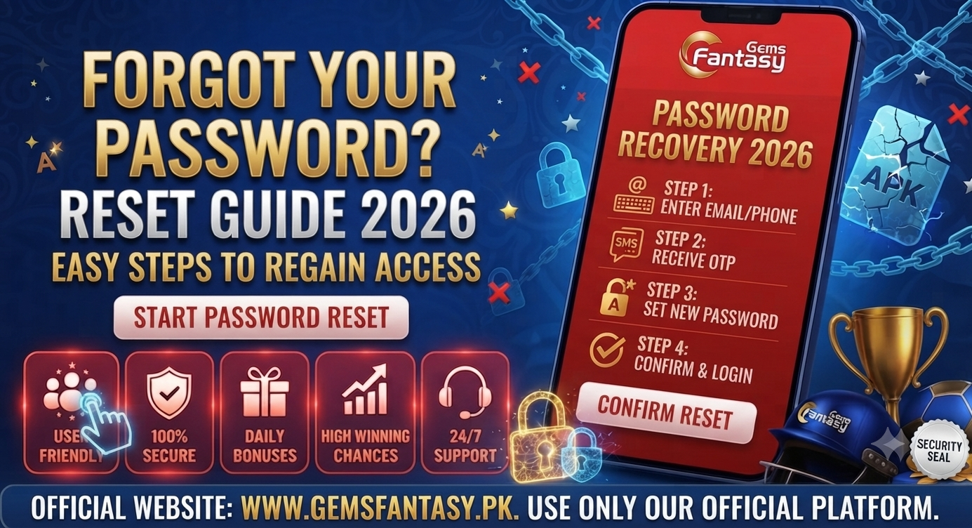 Fantasy Gems Forgot Password? Reset Guide 2026