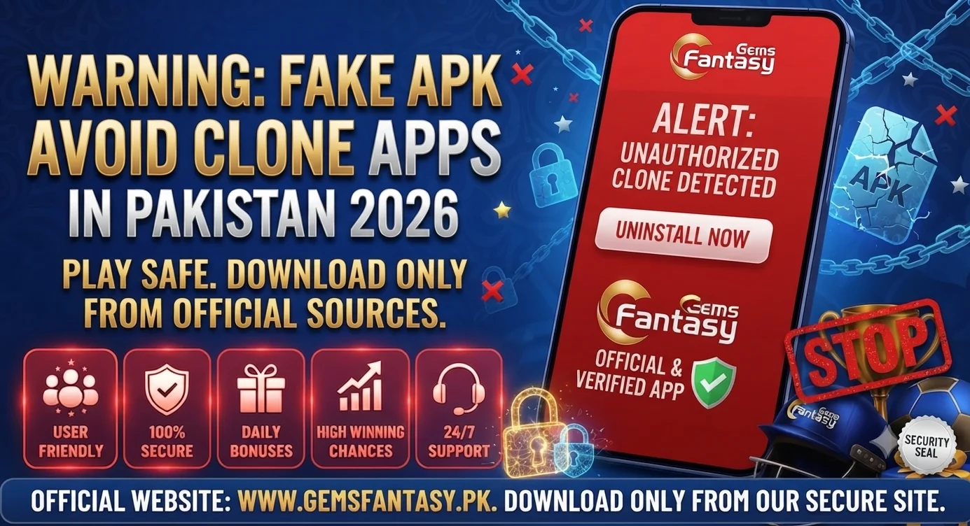 Fantasy Gems Fake APK Warning: How to Avoid Clone Apps in Pakistan 2026
