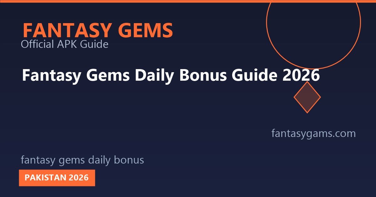 fantasy gems daily bonus pakistan 2026